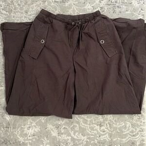 White fox track pants